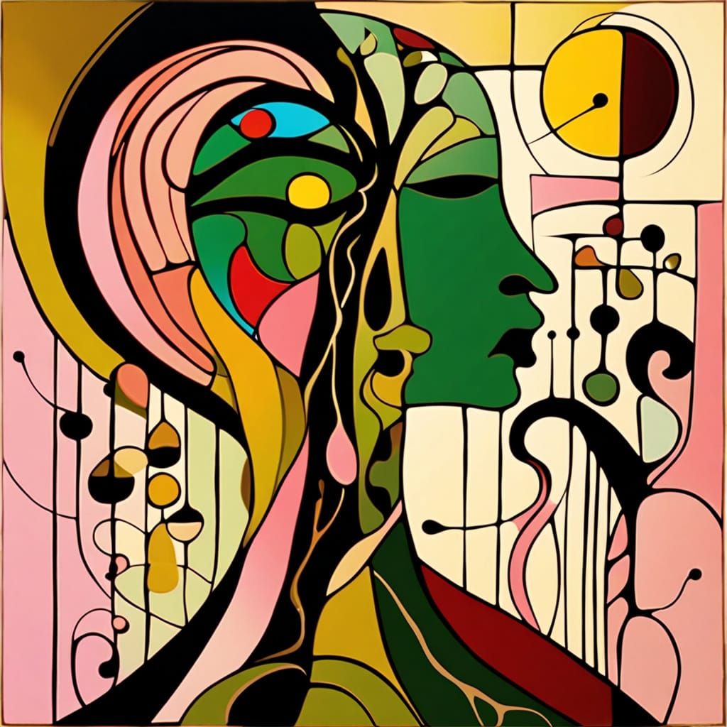 Surrealist Goddess of Nature in Vibrant, Dreamlike Style