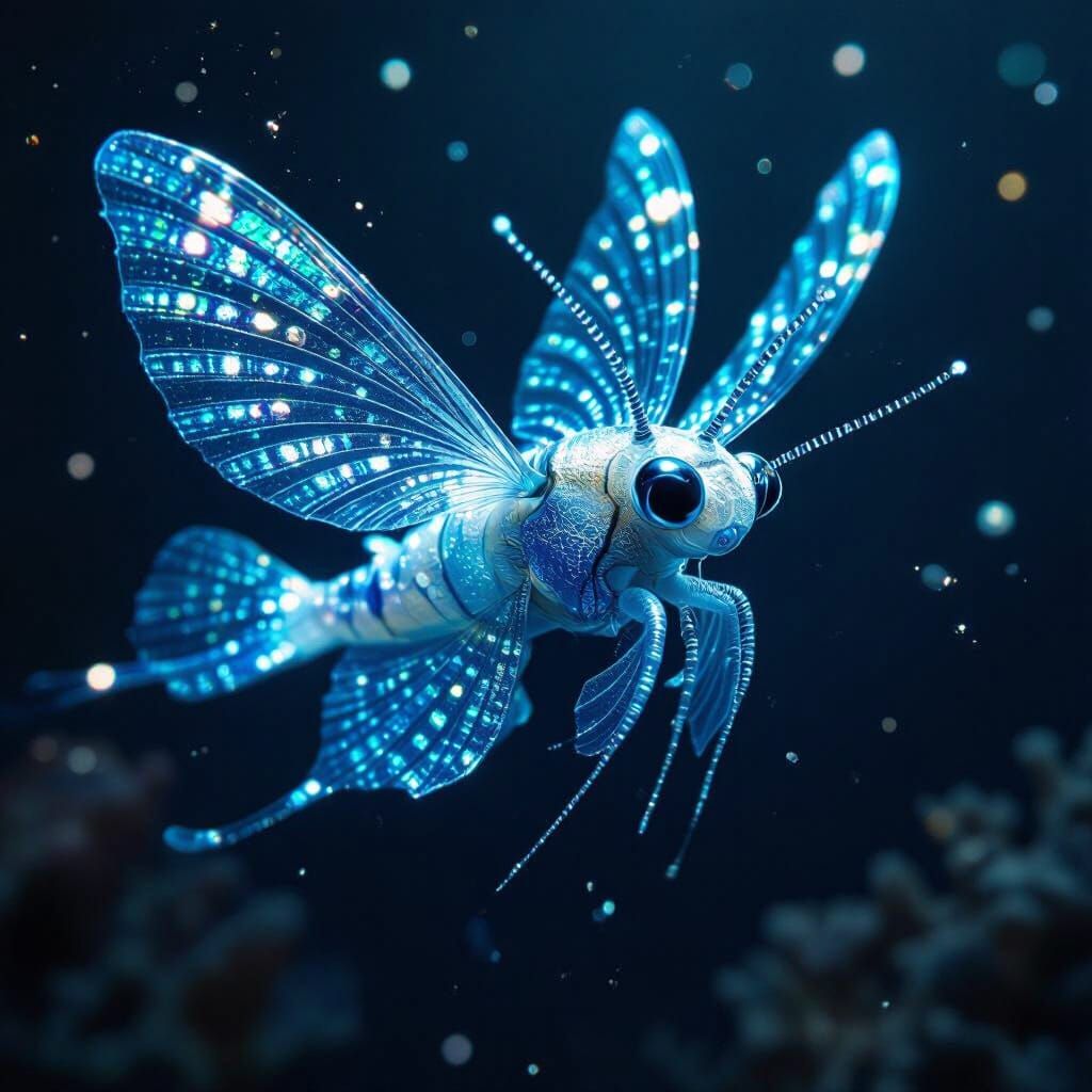 Hybrid Glaucus Atlanticus in Deep-Sea Environment