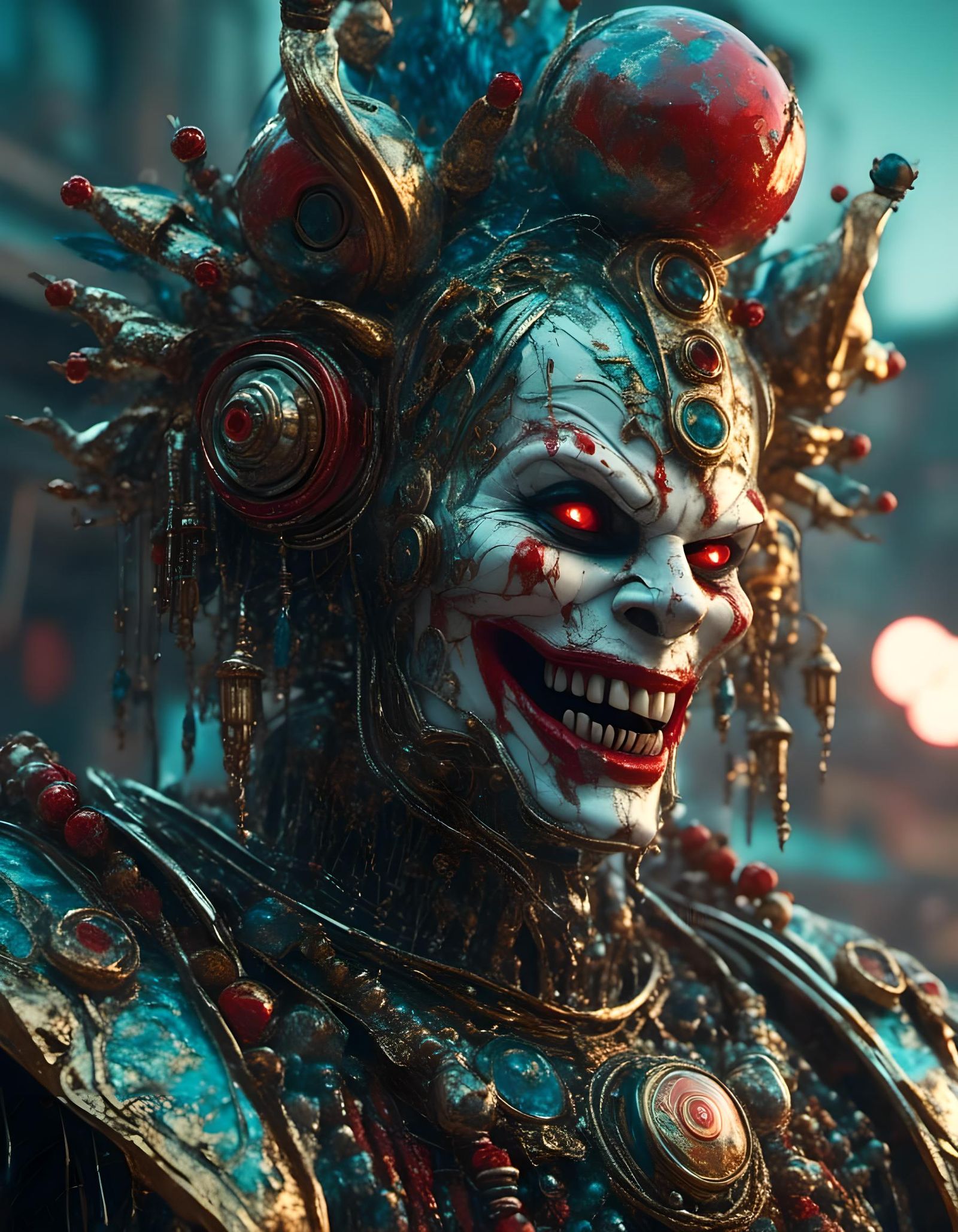 Mummy, why do the teeth on that animatronic clown look so real?