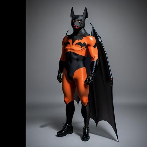 Hyperrealistic Man-Bat in 8k Resolution