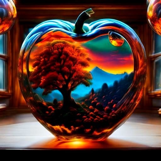 Autumnal Double Exposure: Pumpkin and Halloween Home