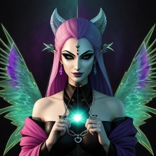 Psychic Androgyne Character Illustration