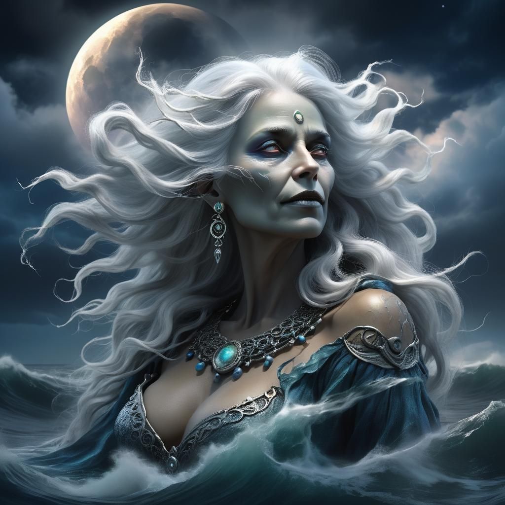 Ethereal Hag of the Night in Fantasy Art