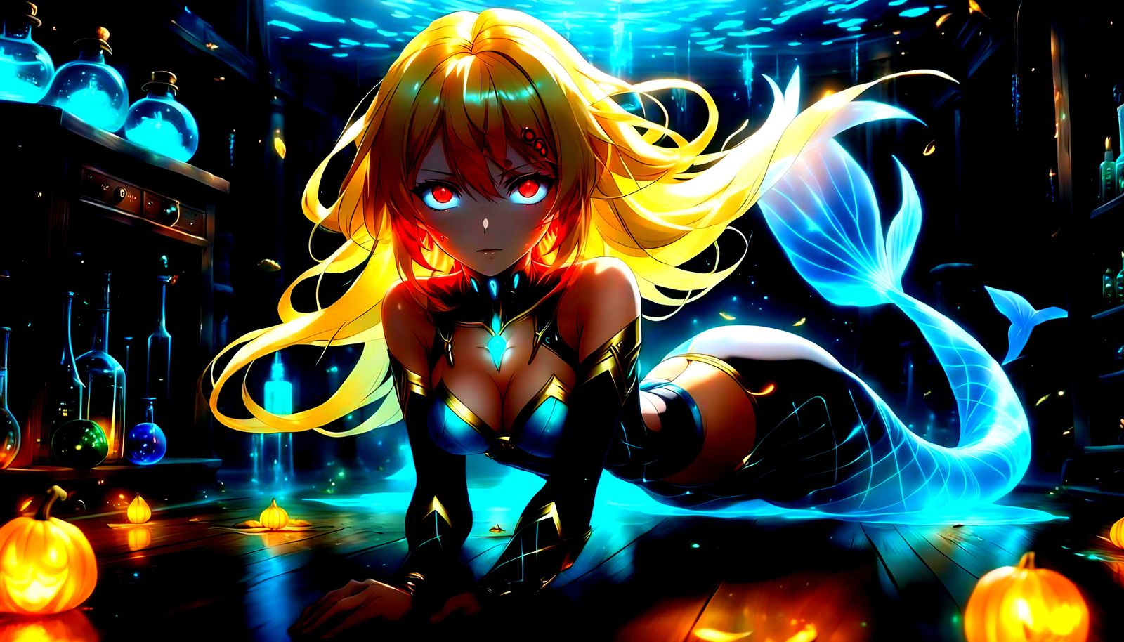 Anime Style Wooden Plank Illustration