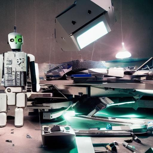 Android Self-Repair in Surreal Workshop