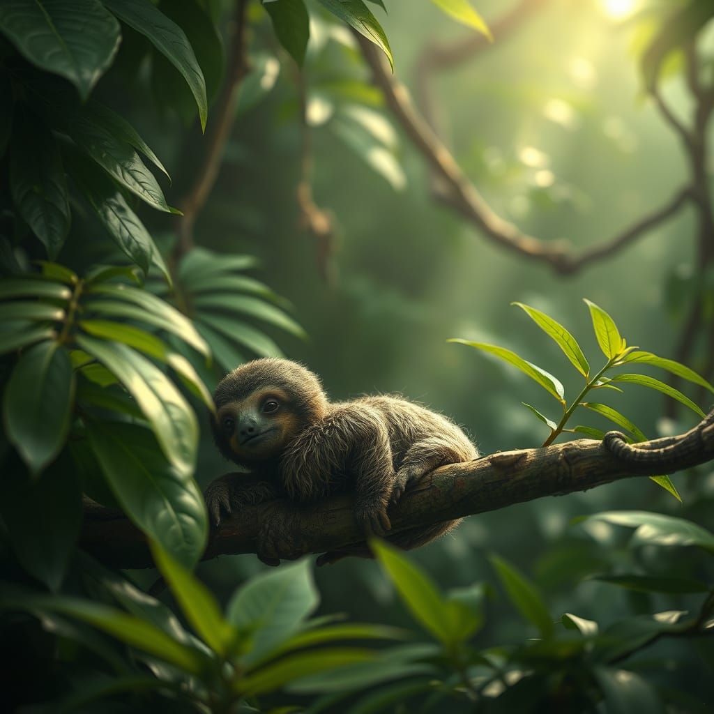 baby sloth