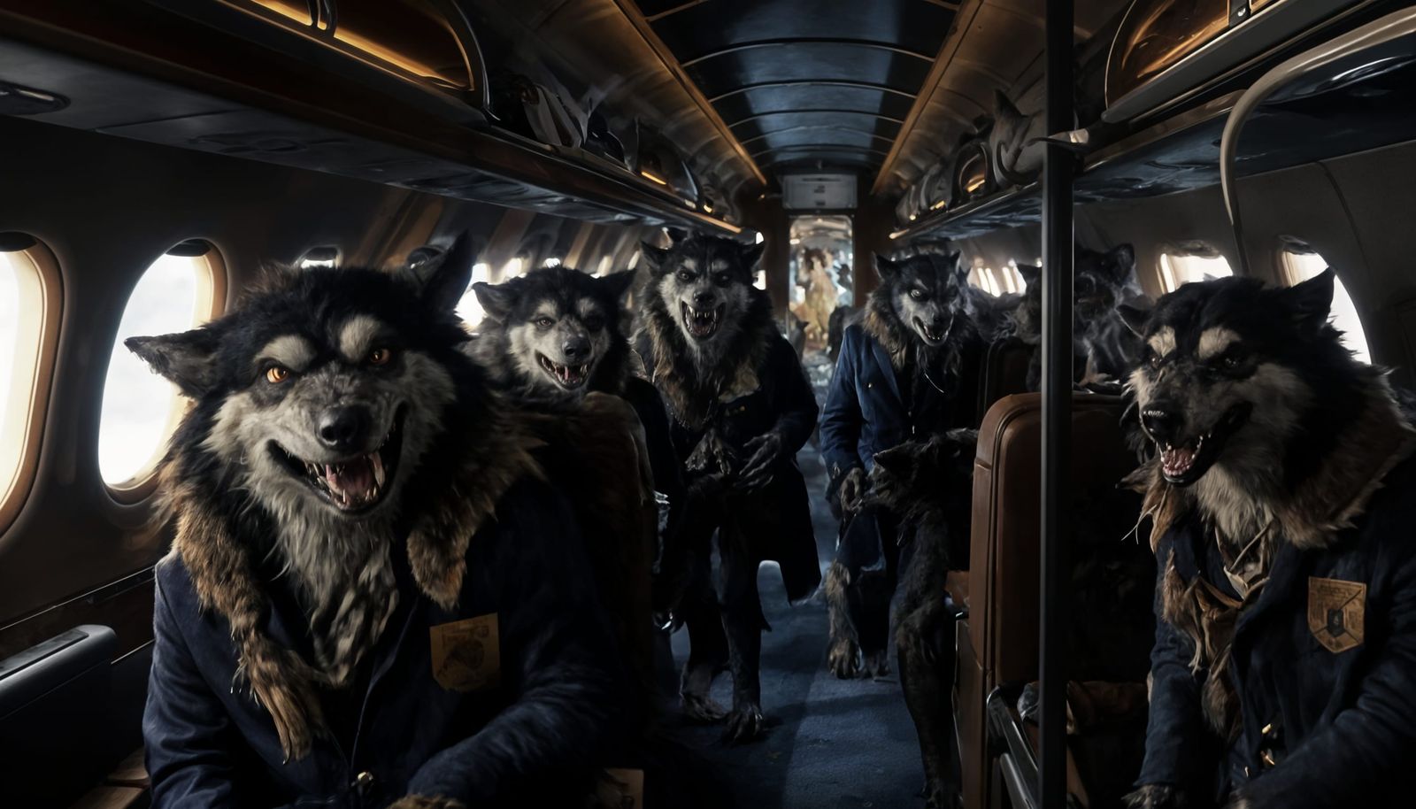 Werewolf Packs Cause Chaos on Passenger Plane