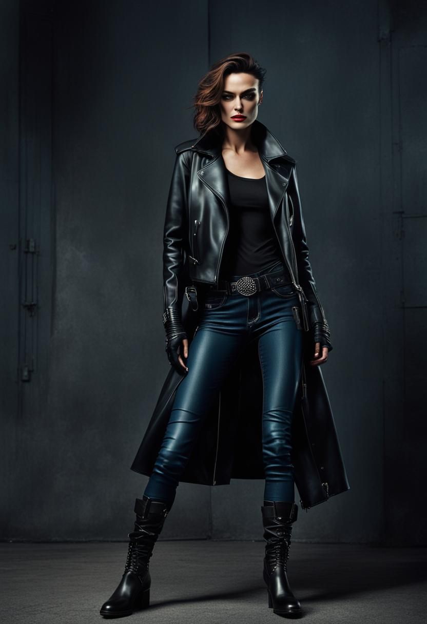 Cyberpunk Rockstar Model in London