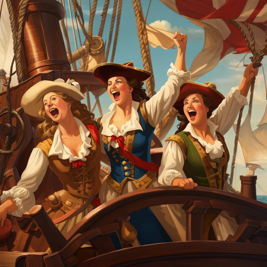 18th Century Pirate Ship Voyage to Freedom