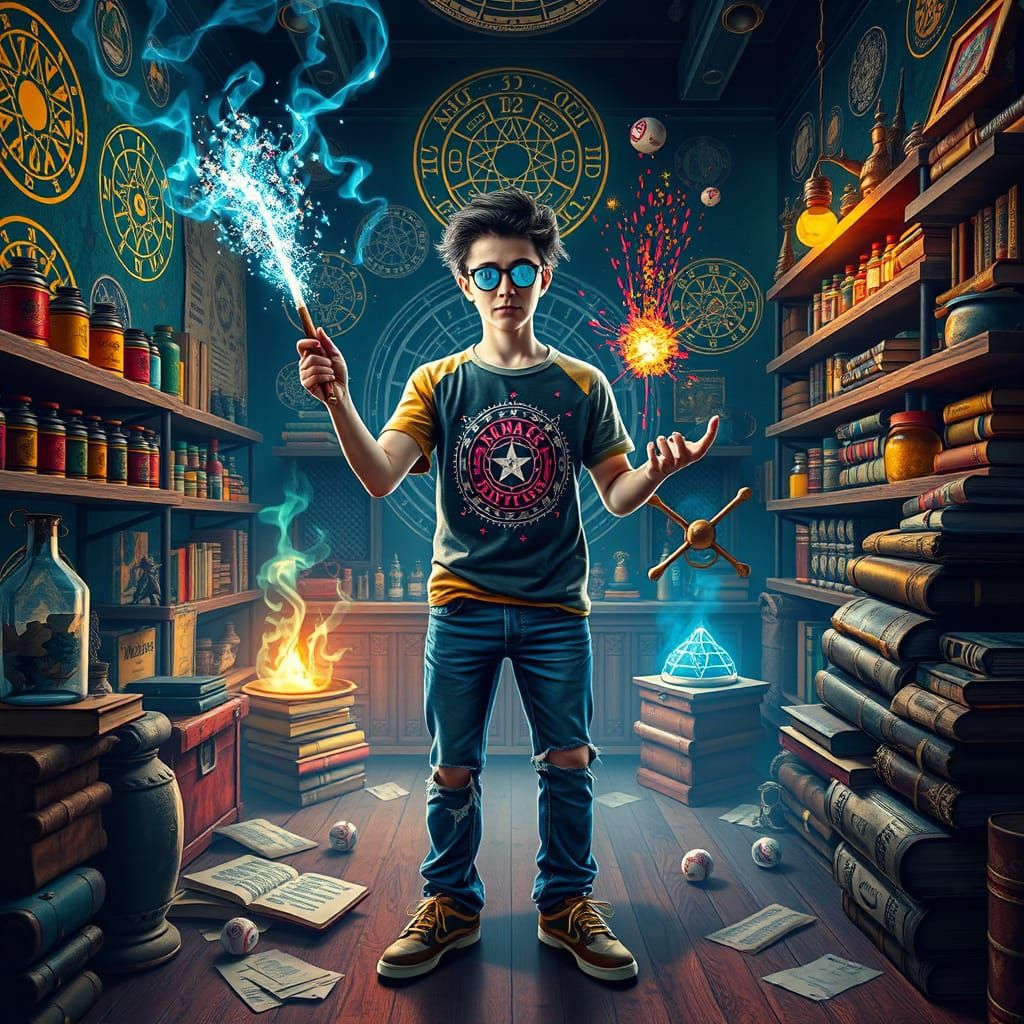 Magical Mayhem in a Modern Sorcerer's Lair