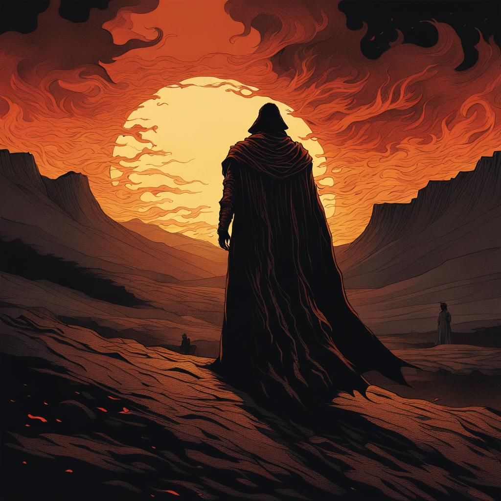 Dante Turns Away from Hell's Darkest Realities