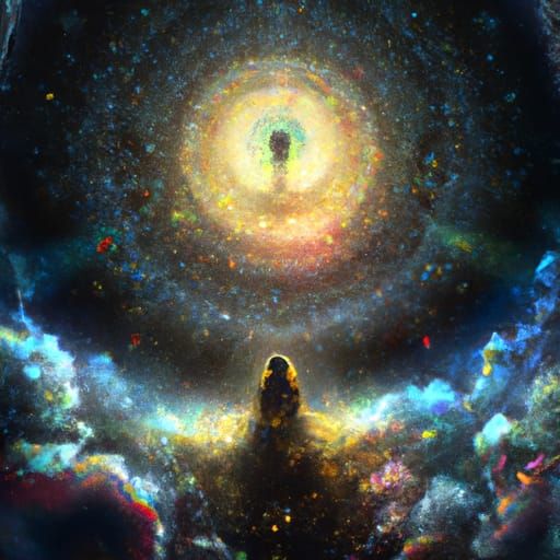 Cosmic Infinity and the Mind: Digital Matte Painting