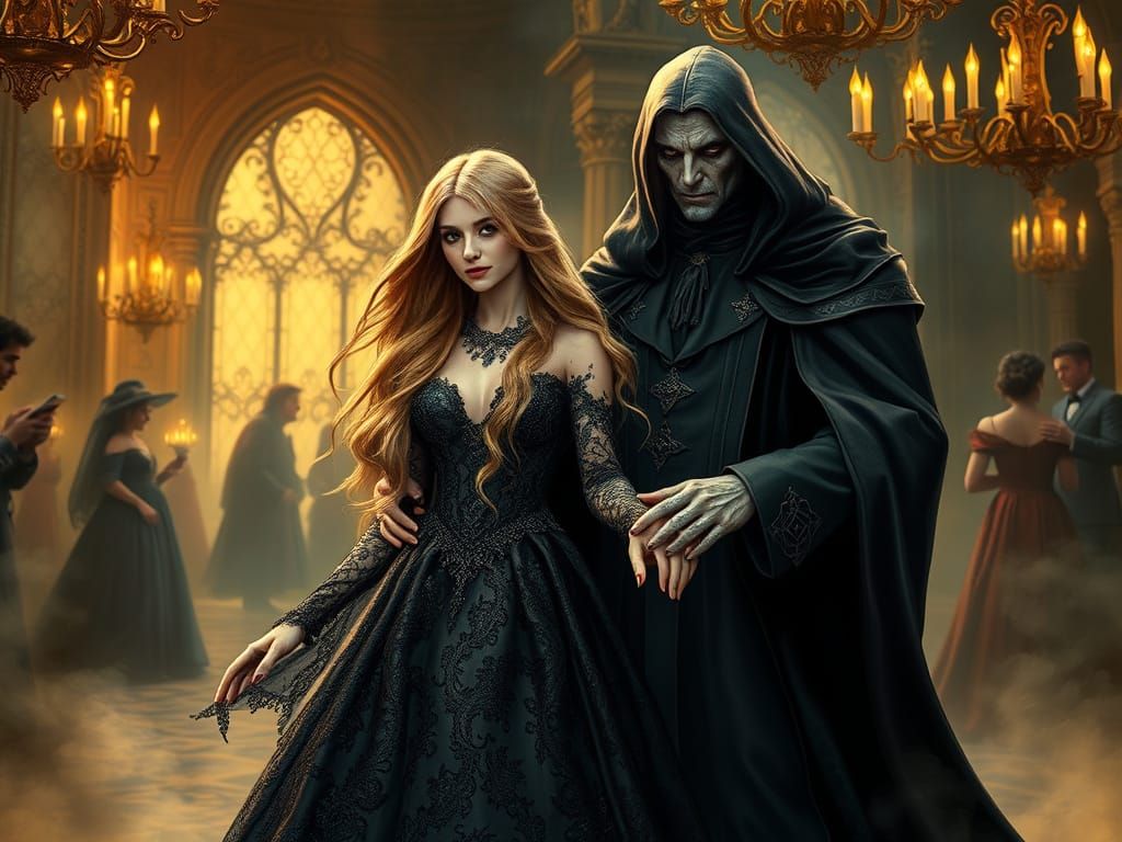 Dark Sorcerer Brings Enchanting Princess to Whimsical Ball