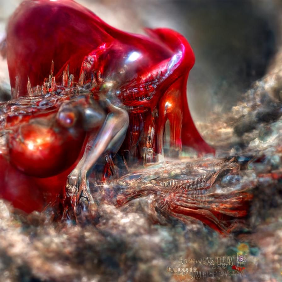 Chrome Dragon Goddess Creates Universe