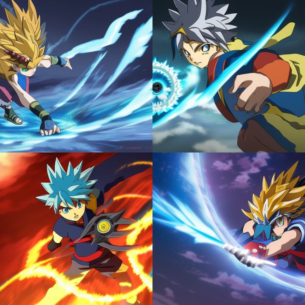 Beyblade Clash: Helios Bursts Super Hyperion, Anime Style