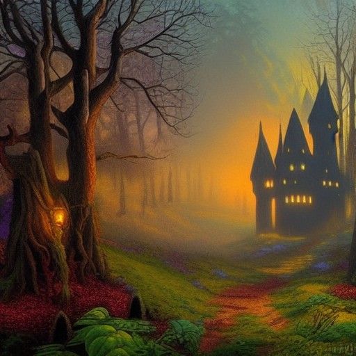 Creepy Castle in Twilight Forest