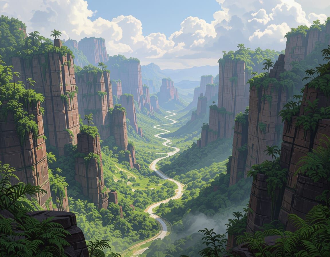 Epic Overgrown Canyons and Mountain Paths