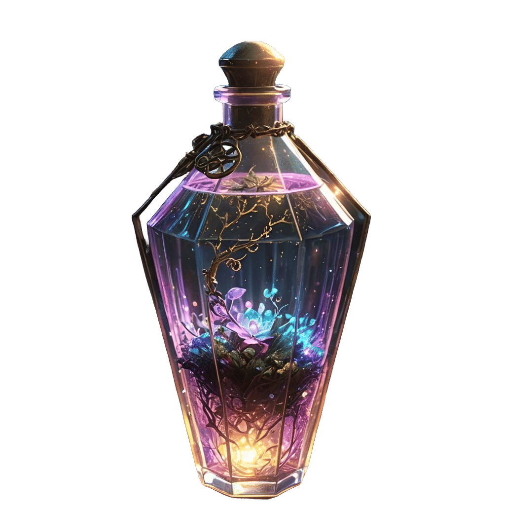 Night Vision Potion in 3D Game Style