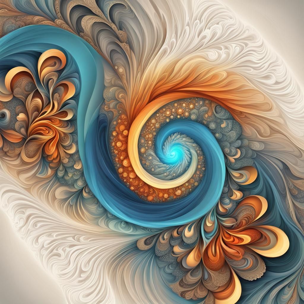 Abstract Fractal Art: Healing from Emotional Pain