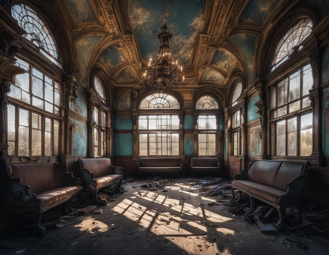 Opulent Abandoned Victorian Train Station