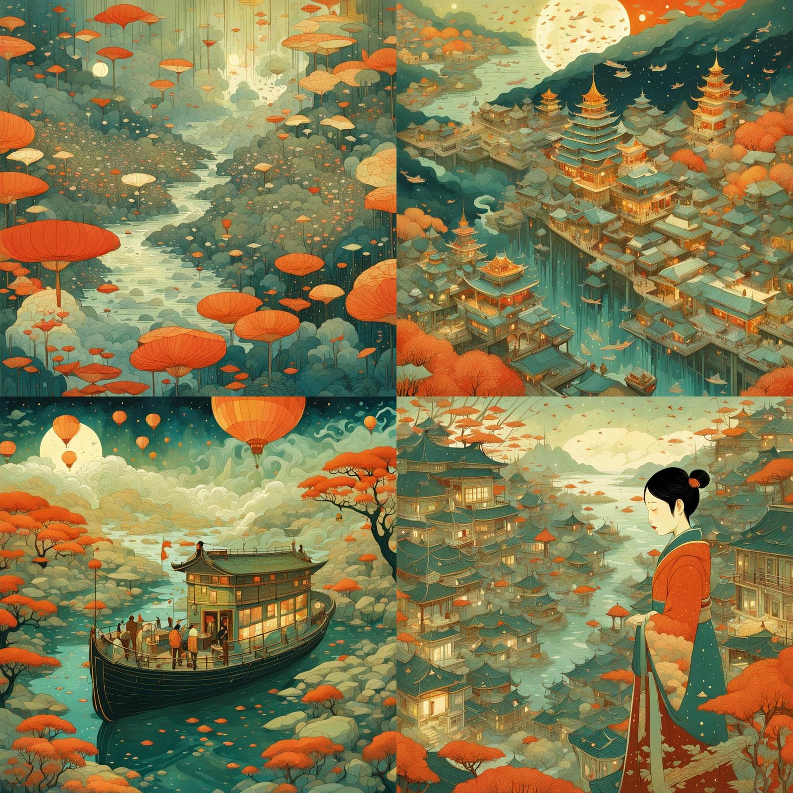 Artwork in Victo Ngai Inspired Style