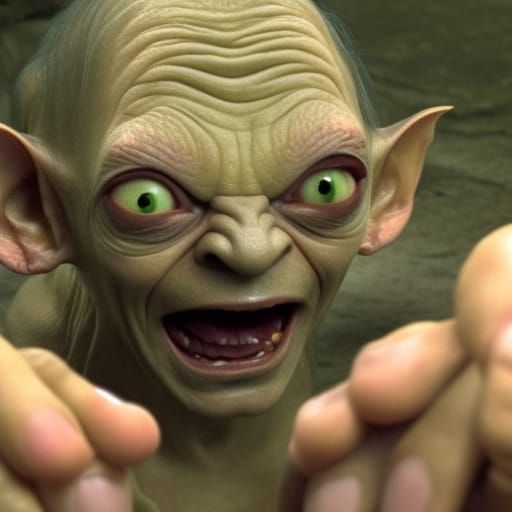 Gollum/Smeagol: AI Generated Character Image