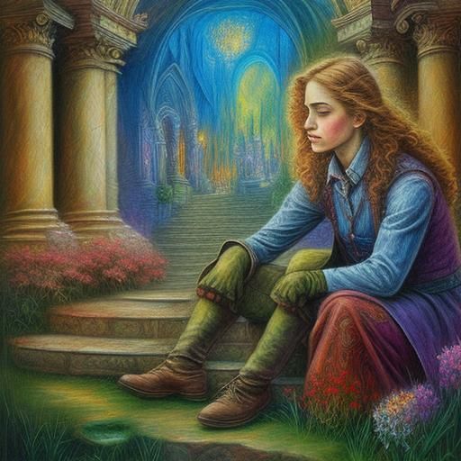 Fantastical Chalk Art in a Surreal Style