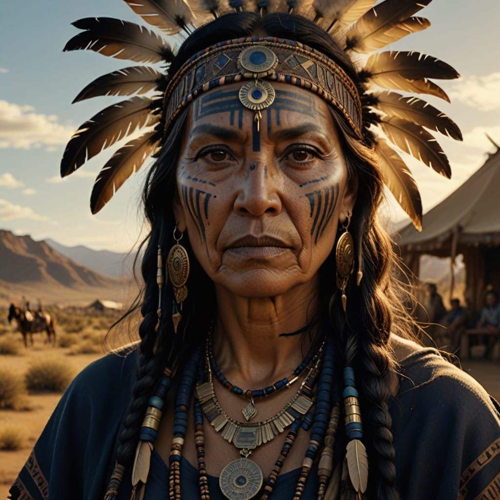 Native American Activist and Historian Portrait