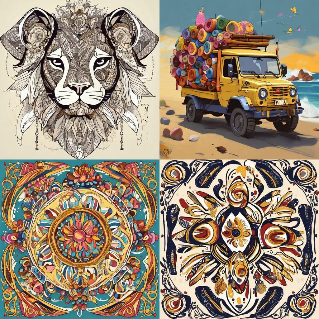 Artwork in the Style of Peca Art