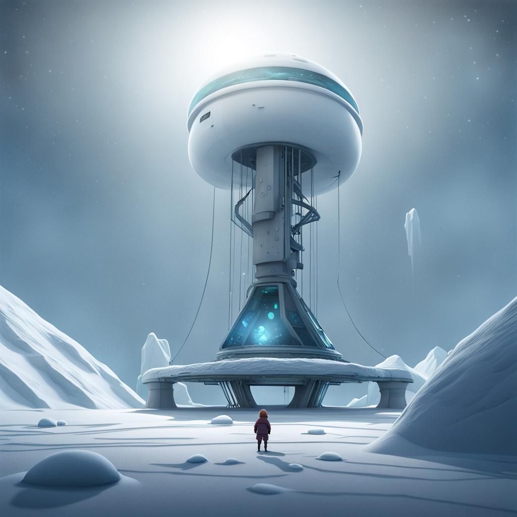 Arctic Research Facility Discovers Alien Artifact: 3D Art