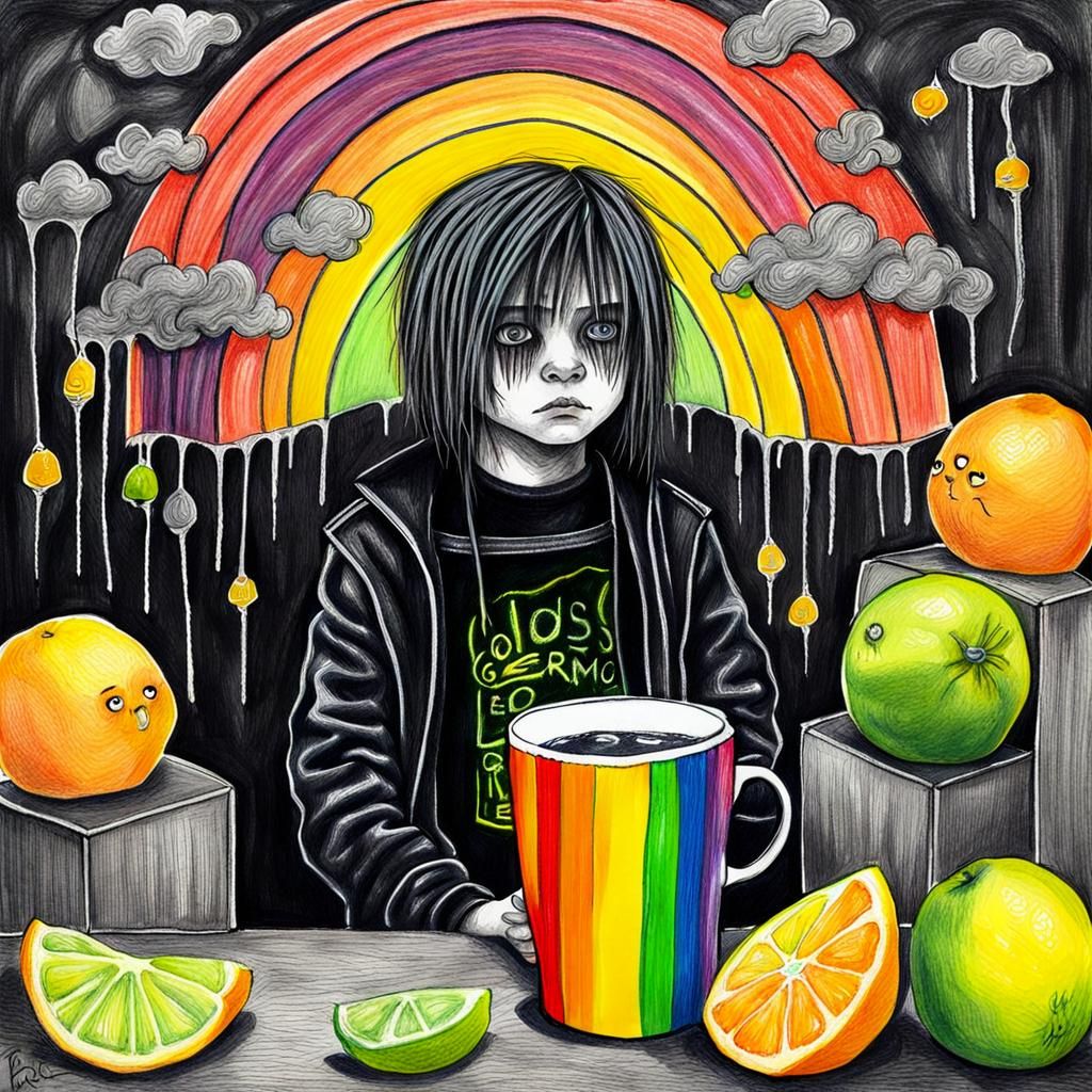 Black EMO Rainbow