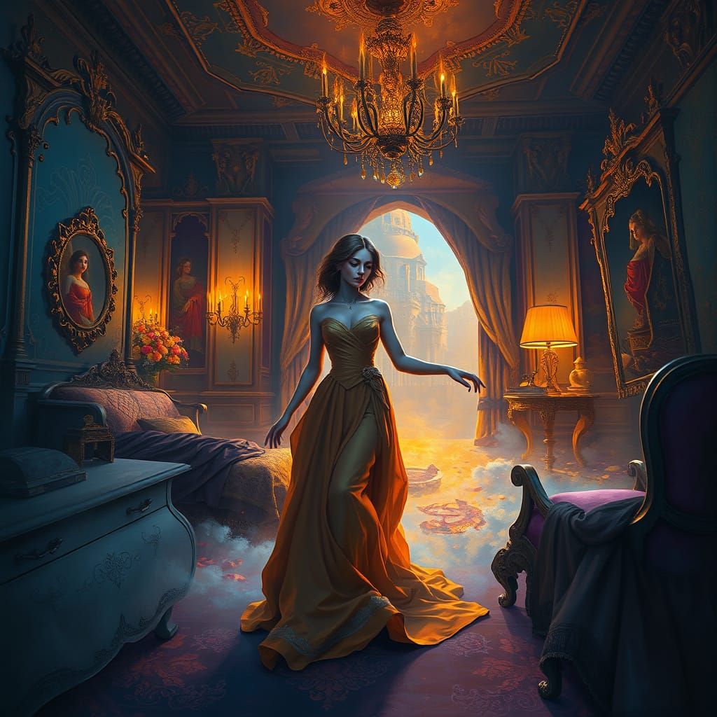 Elegant Woman Loses Everything in Fading Reality