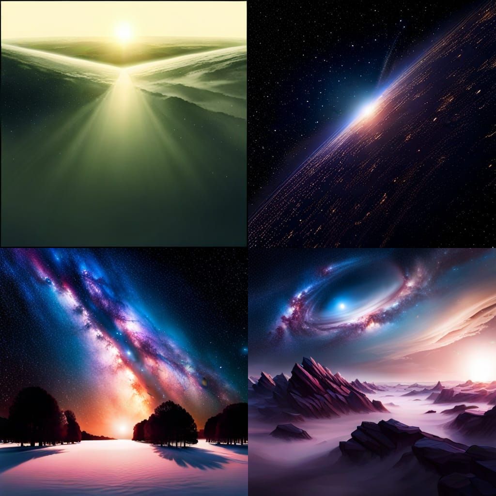 AI Generated Starfield Image