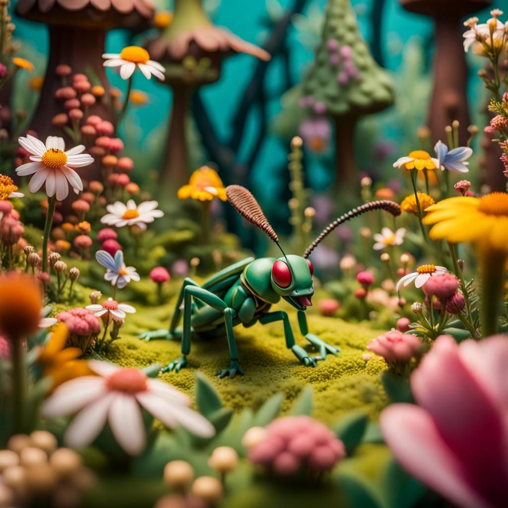 Cricket's Journey Through a Giant Disney-Style World