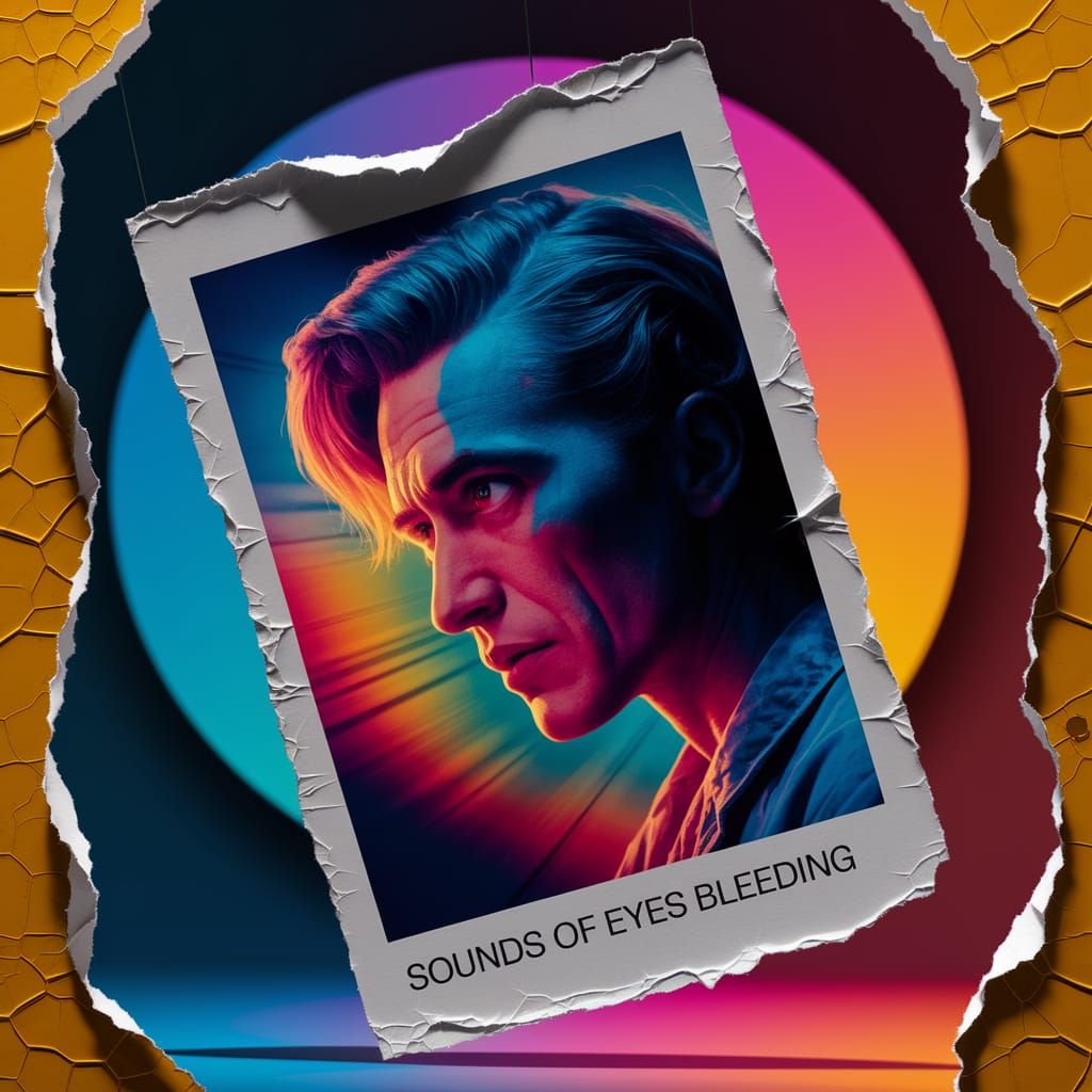 Psychedelic Movie Lobby Card in Hyper-Detailed Photo