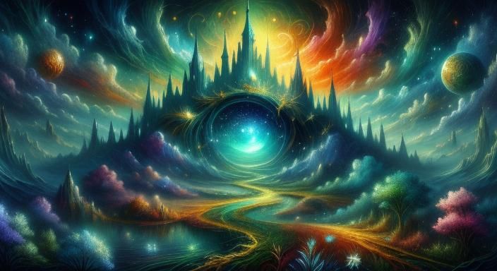 Surreal Dreamlike Fantasy Image