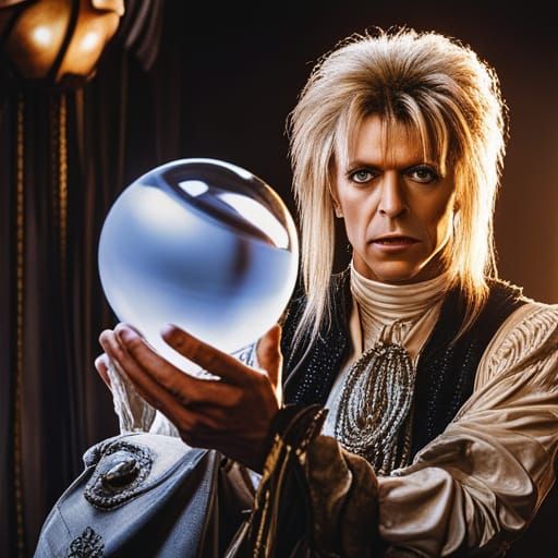 Yet another version of David Bowie as Jareth the goblin King from the movie Labyrinth