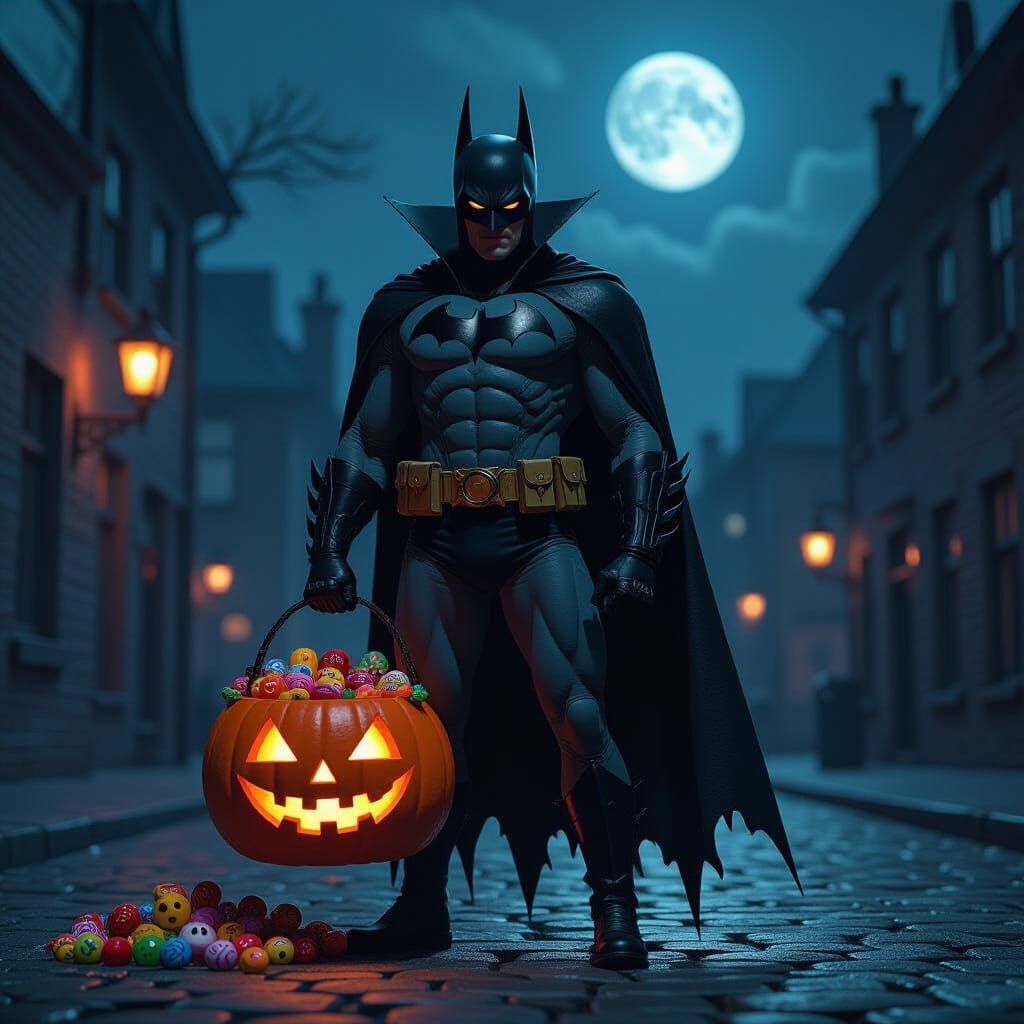 Dark Superhero Offers Twisted Halloween Treats