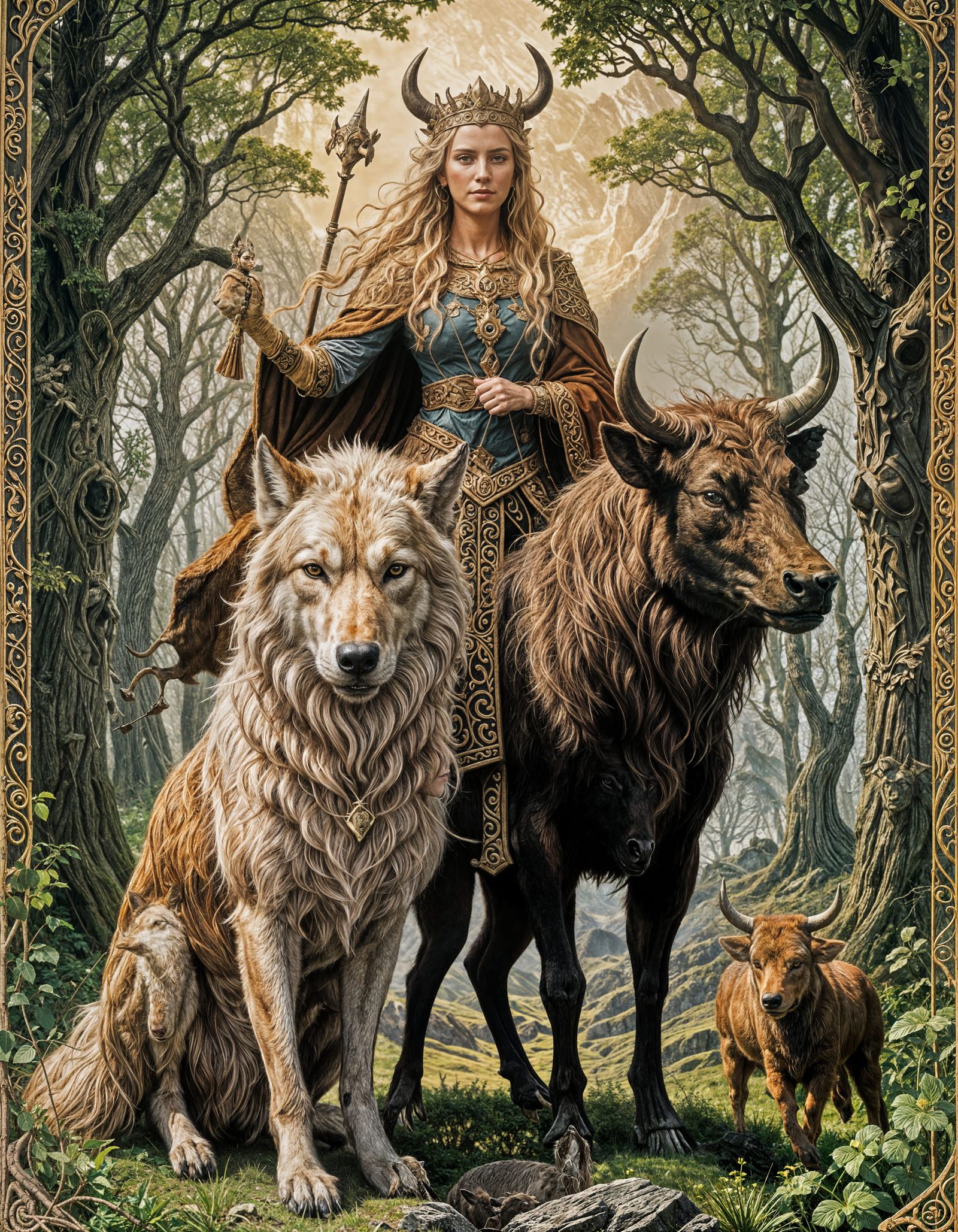 Queen Medb and the Brown Bull of Cooley