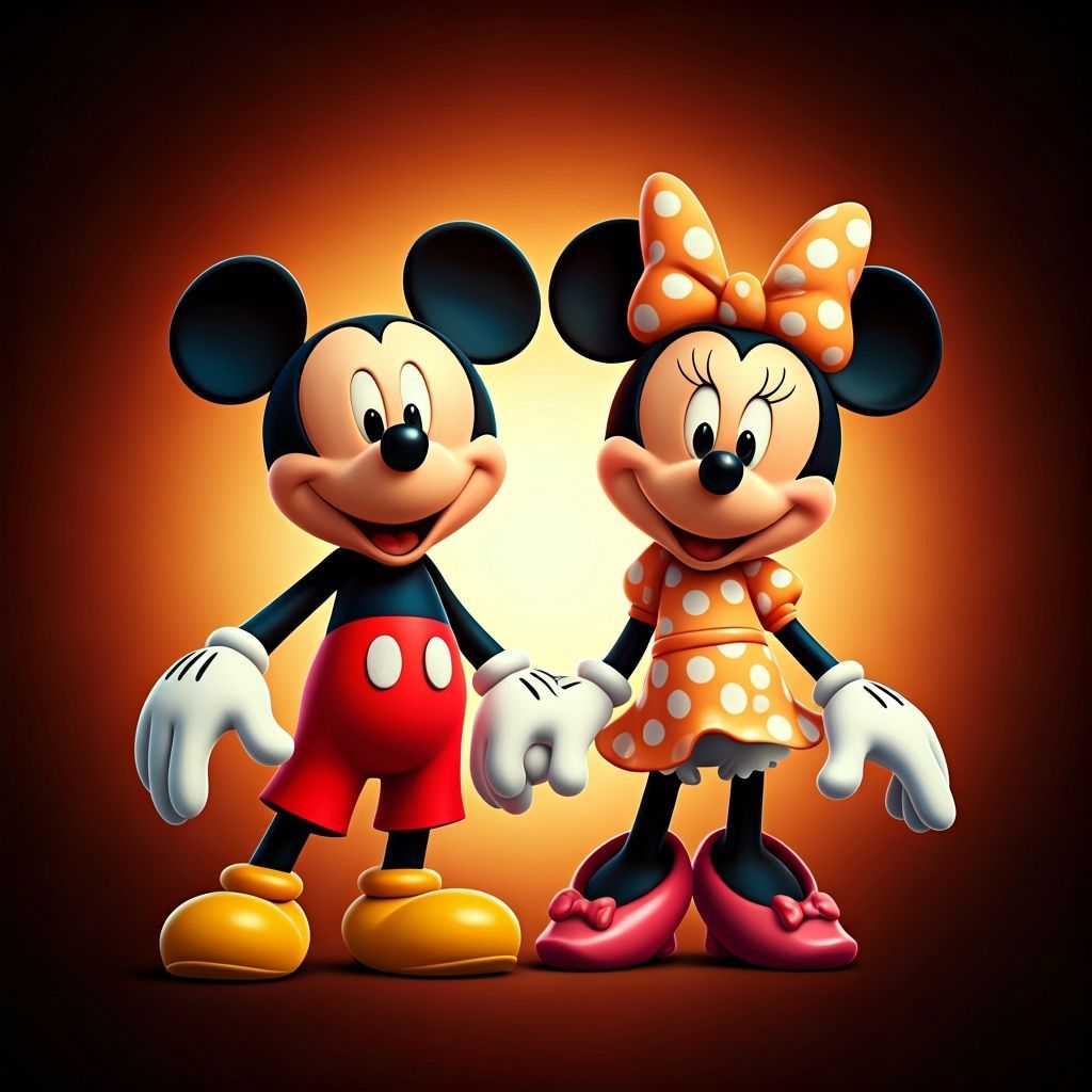 Mickey and Minnie Mouse Visit Hawaii