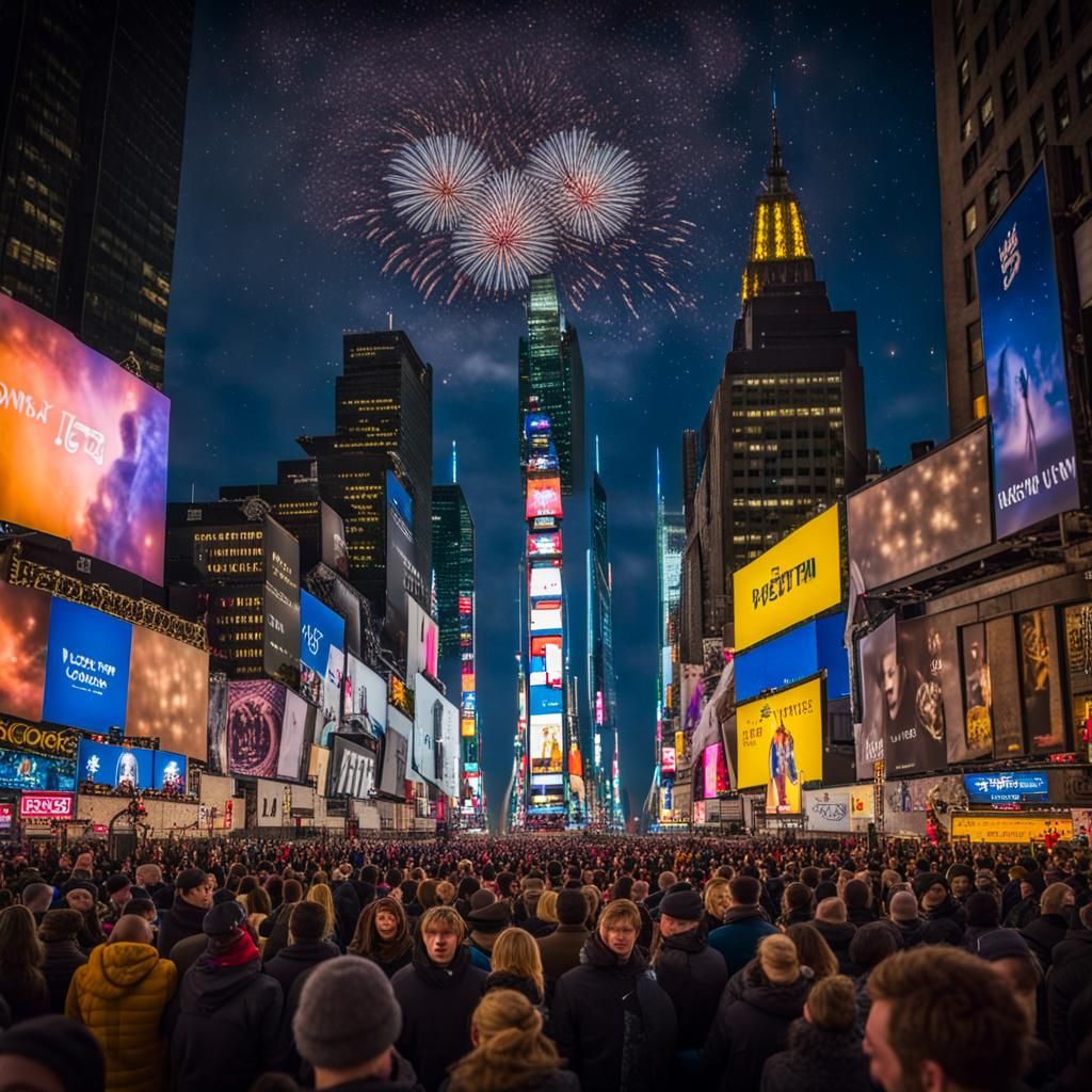 Times Square New Year's Eve 2024 Celebration
