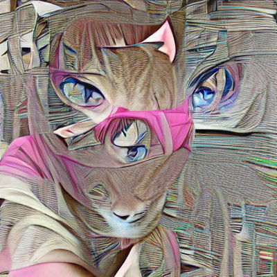 Anime Style Catgirl Illustration