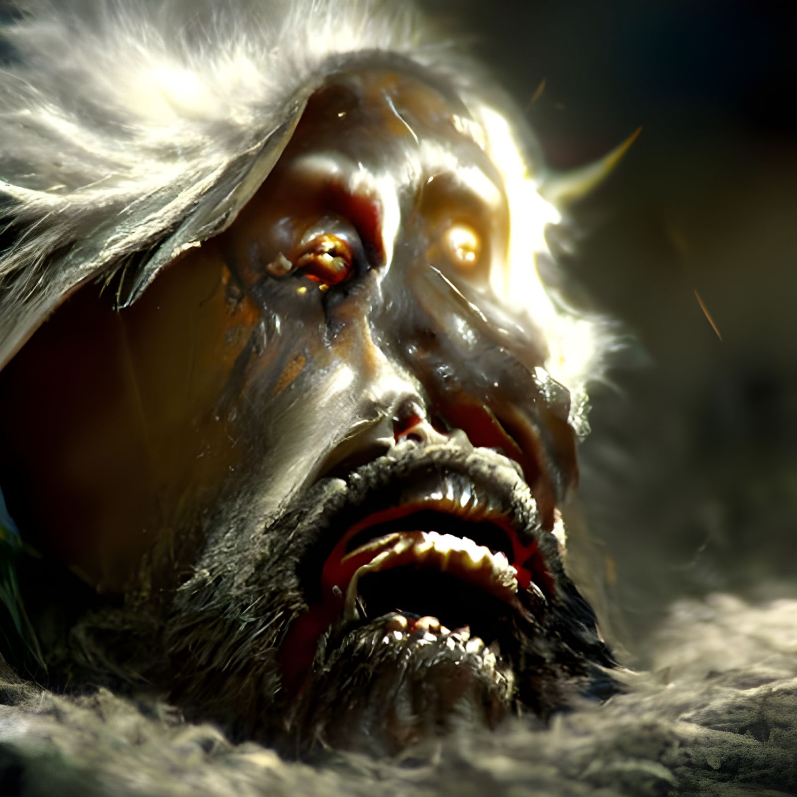 Jesus Wept: A Gothic Horror Scene