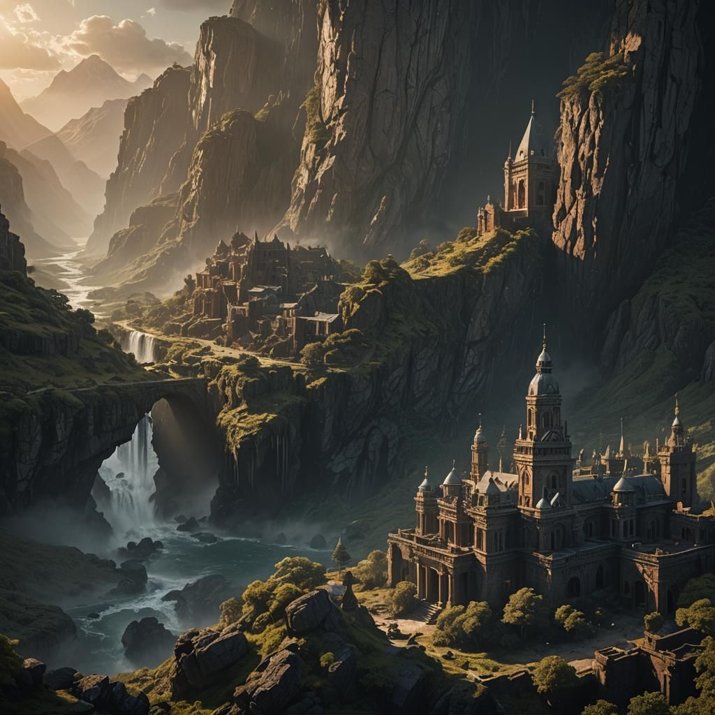 Light vs Sunlight in Darkness: Digital Matte Painting