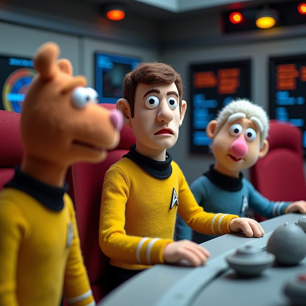 Muppet Star Trek: Felt and Foam Adventure