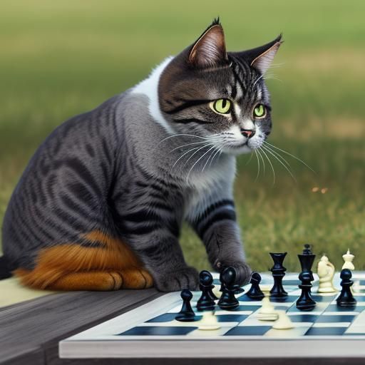 Cat Versus Bird: An Unlikely Chess Match