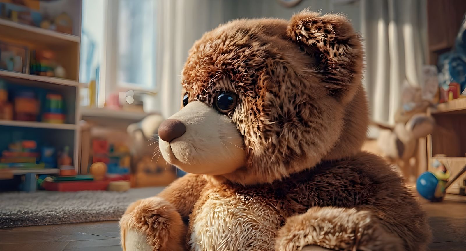 Detailed Profile of a Bear's Face