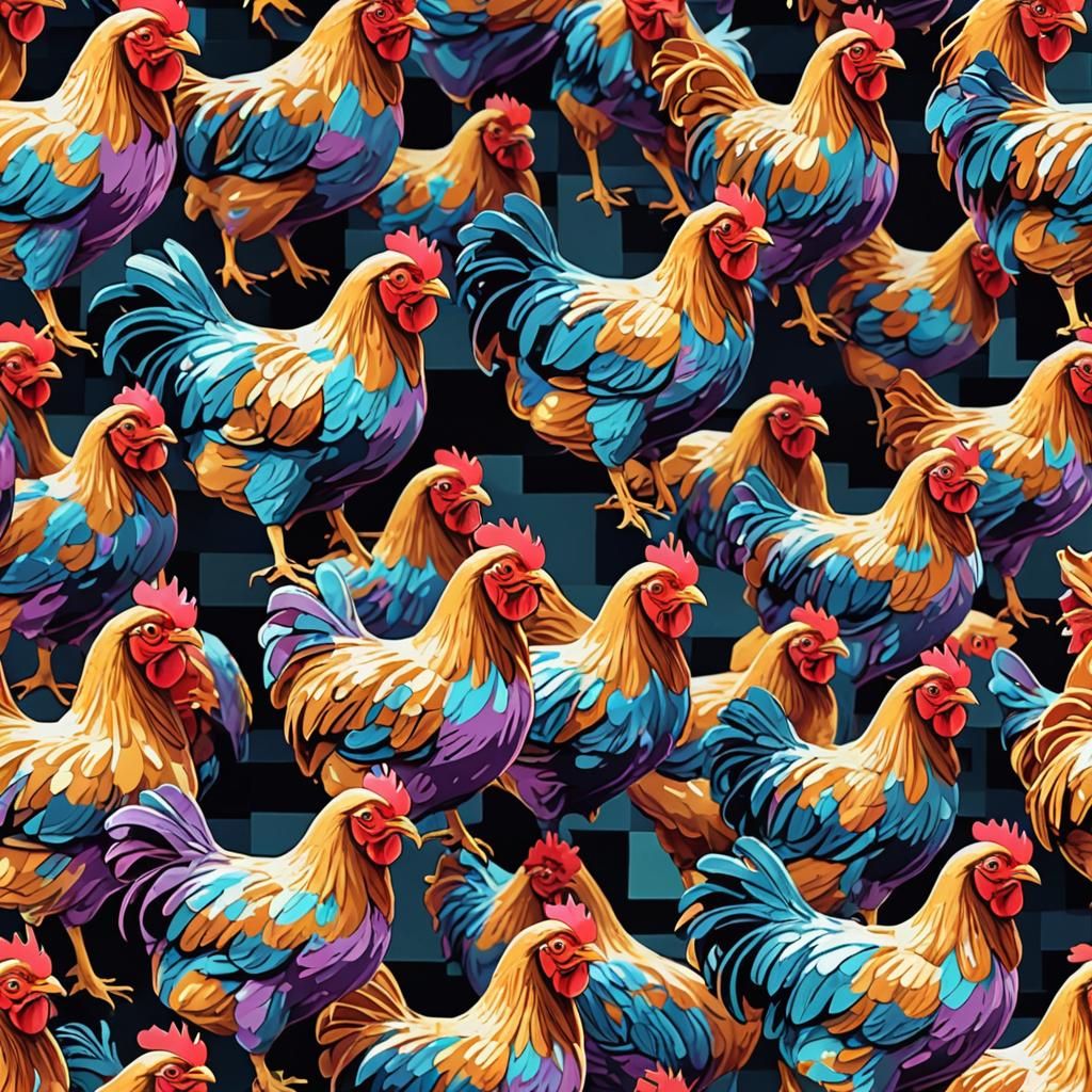 Glitching Chicken Breaks Reality