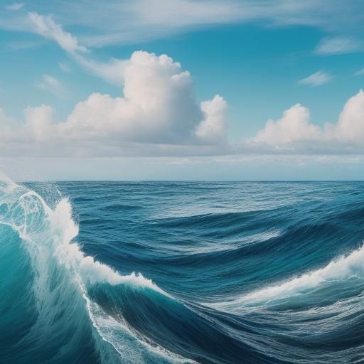 AI Image of a Beautiful Ocean Scene