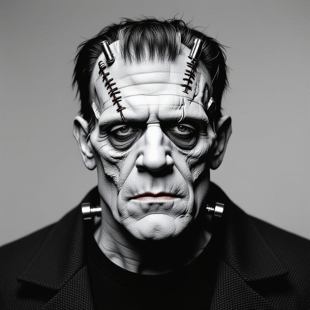 Frankenstein's Monster Cinematic Portrait